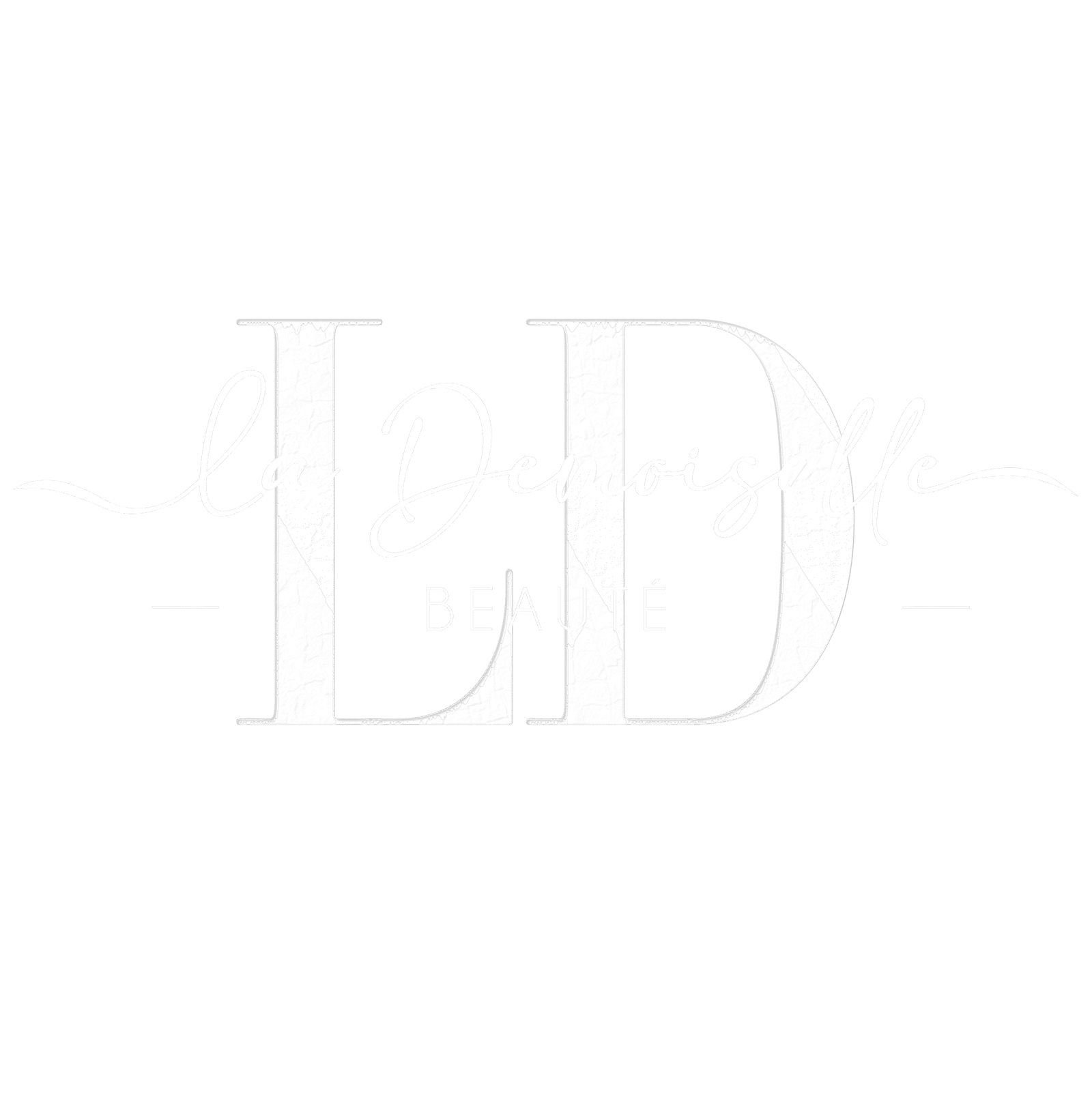 logo la demoiselle blanc